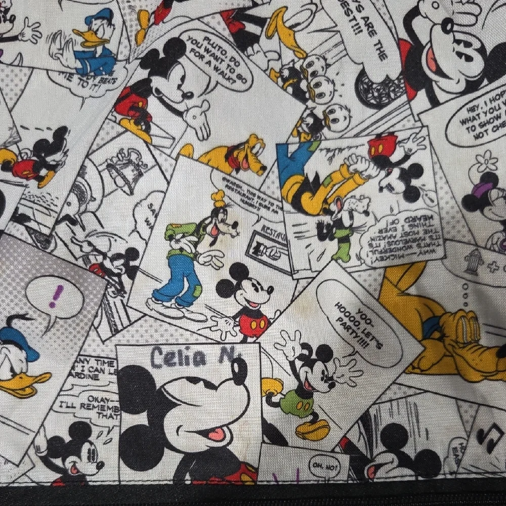 Disney Mickey Mouse Comic Strip Drawstring Bag